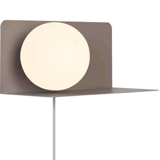 Nordlux Lilibeth væglampe, brun