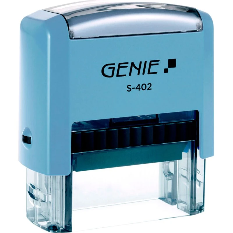 Genie S-402 Selvfarvende Brugerdefineret Stempel (47x18 mm)
