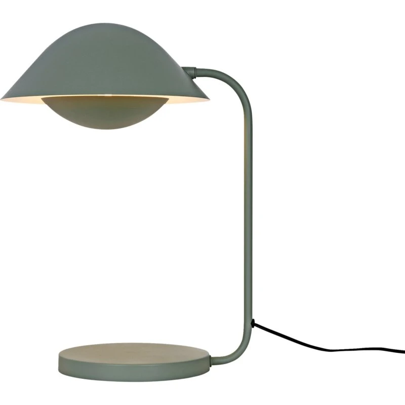 Nordlux Freya bordlampe, støvet grøn 43 cm