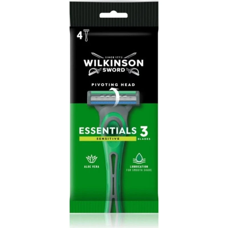 Wilkinson Extra 3 Sensitive Engangsskraber 4 stk.