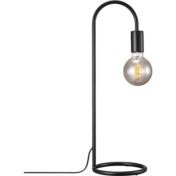 Nordlux Paco Bordlampe E27, sort – minimalistisk