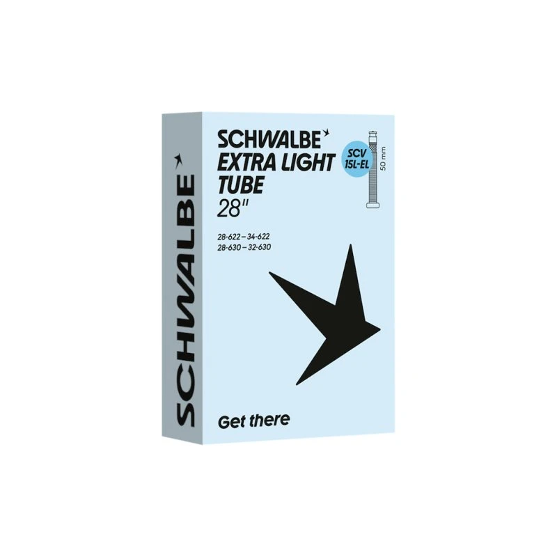 Schwalbe Extra Light slange 700c/28" 50mm SCV Clik ventil