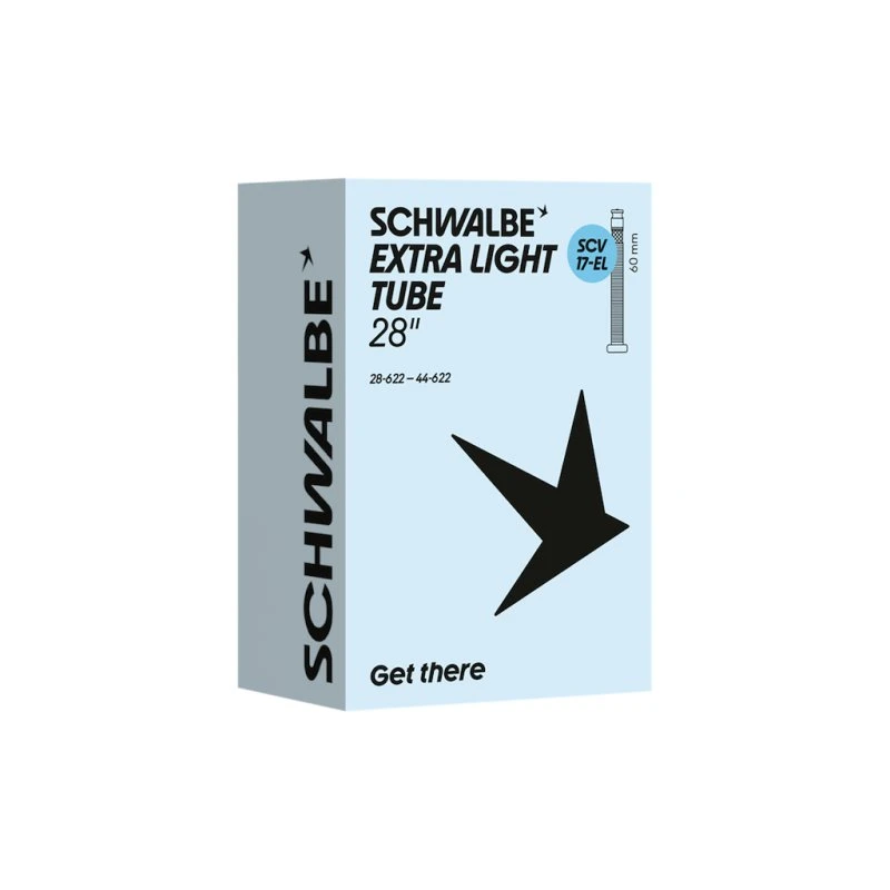 Schwalbe Extra Light slange 700c 28" 60mm SCV Clik ventil
