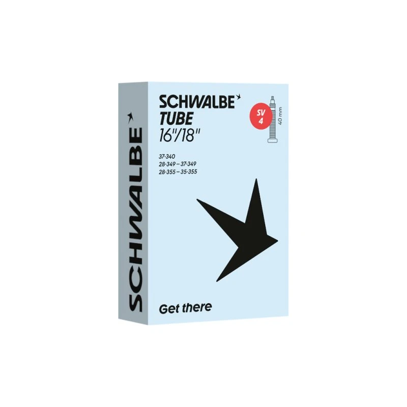 Schwalbe slange 16/18" x 1,10-1,50 med 40mm racerventil