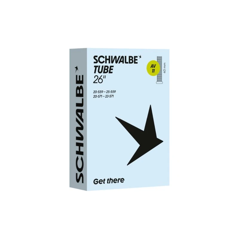 Schwalbe 26" slange 0,80-1,00 med 40mm autoventil