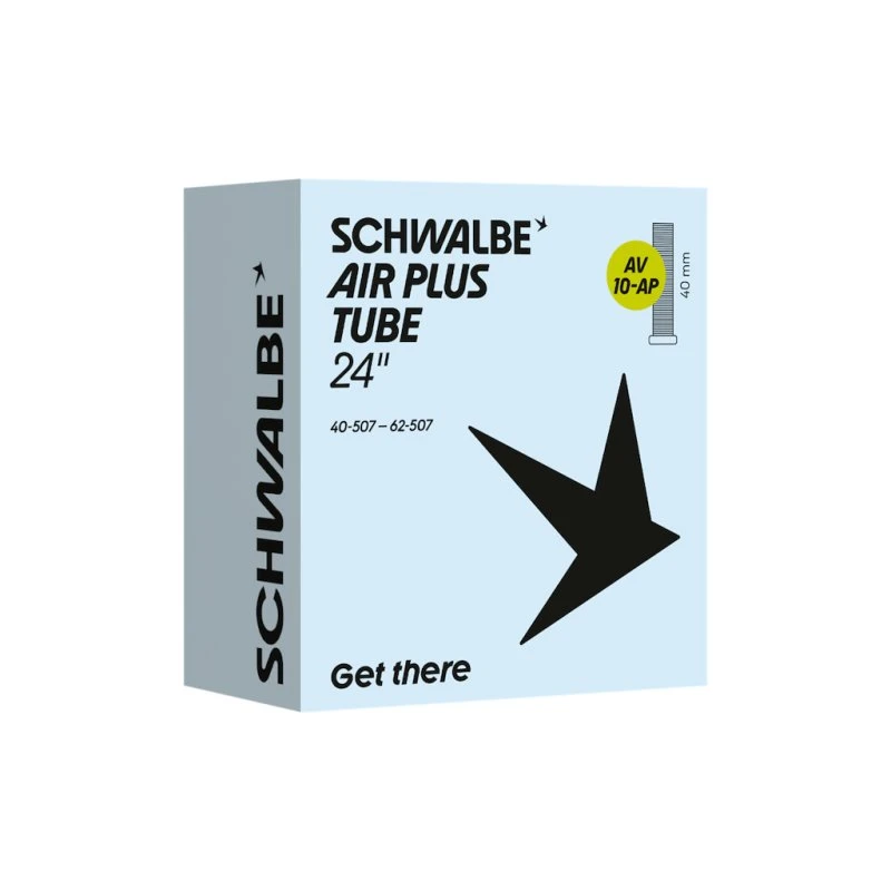 Schwalbe Air Plus 24" slange (40/62-507) med 40mm autoventil