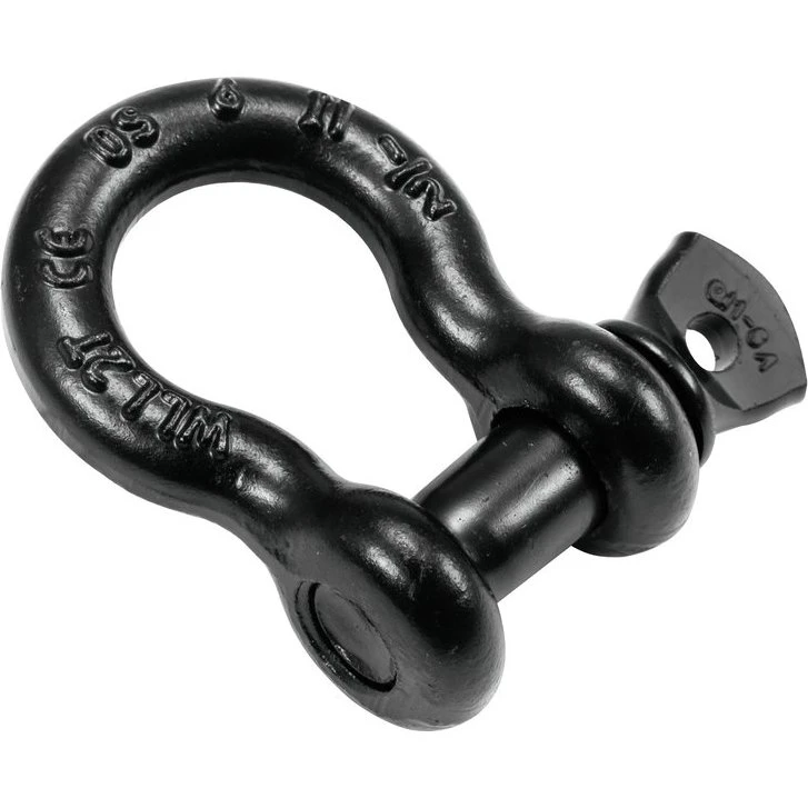 Safetex Sjækel 2T 13mm Sort med Skruebolt