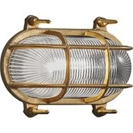 Nordlux Helford Seaside væglampe, messing, IP64