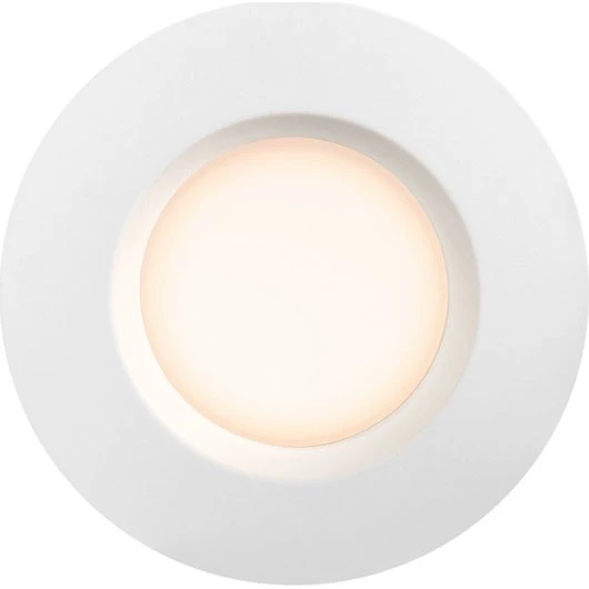 Nordlux Tiaki indbygningsspot, hvid, 2700K dæmpbar (345 lm)