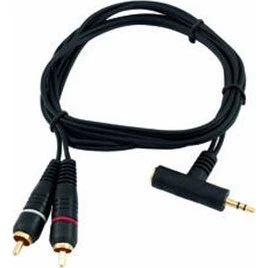 Omnitronic Audiokabel 3,5mm Jack til 2x Phono RCA (1,5m)