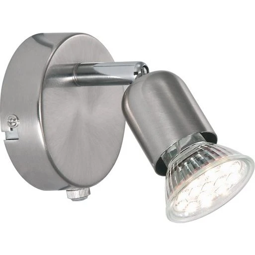 Nordlux Avenue væglampe, børstet stål