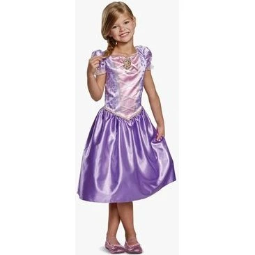 Disney Disguise Rapunzel-kostume børn 3-8 år, lilla