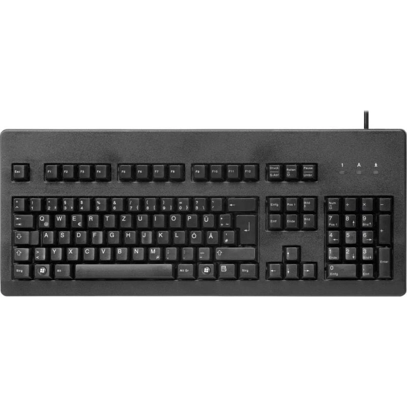 CHERRY G80-3000 USB Tastatur - Tysk QWERTZ, Sort