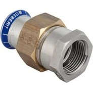 Geberit Mapress Rustfri Presmuffe 22 mm med overgang
