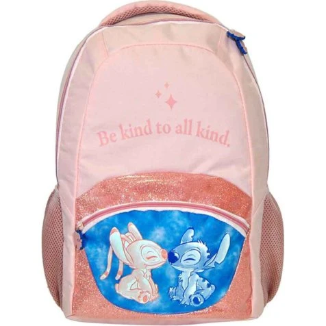 Disney Stitch rygsæk 42 cm - rosa