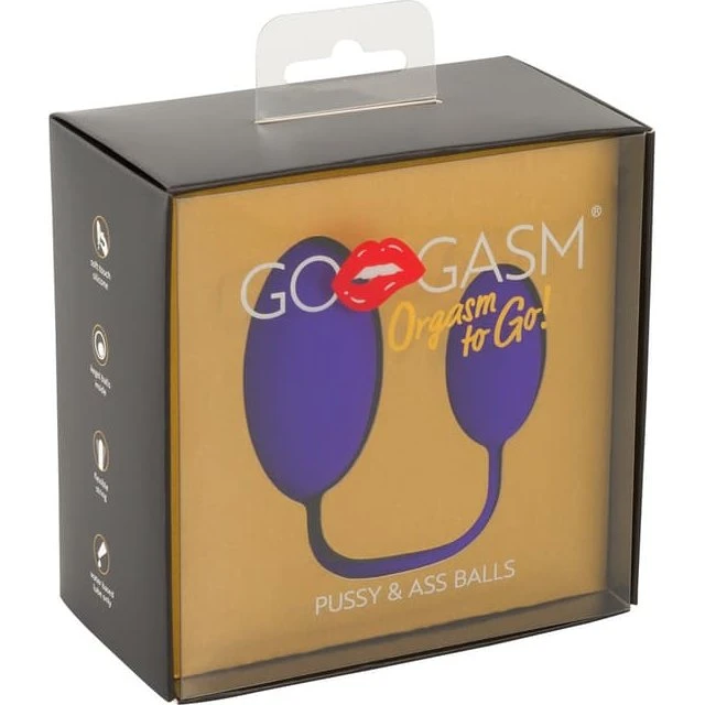 GoGasm Pussy and Ass Stimulator - Dobbelte silikonekugler