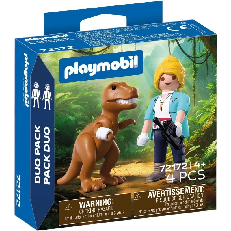 Playmobil DuoPack T-Rex med Forsker Figursæt