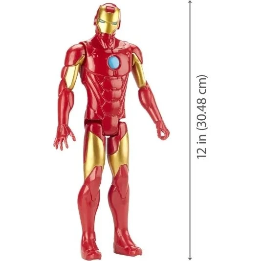 Marvel Avengers Titan Hero Iron Man 30,5 cm - Rød/Guld