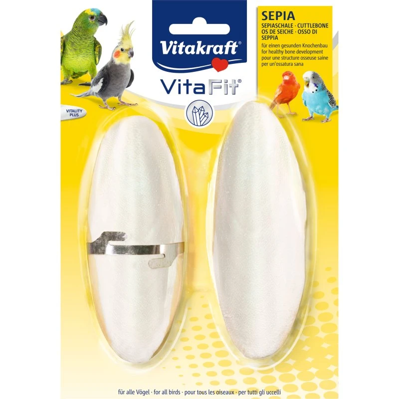Vitakraft Vitafit Sepiaskal med clip-on montering