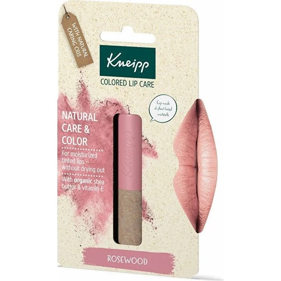 Kneipp Natural Care & Color Læbepomade med Palisander, 3,5 g