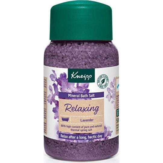Kneipp Afslappende mineralsk badesalt med lavendel - 600 g