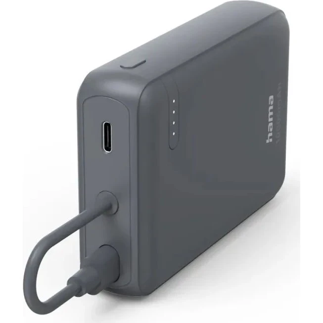 Hama Travel LiPo Powerbank 10.000 mAh Anthracite