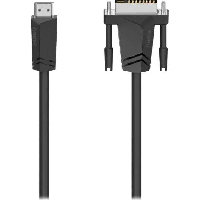 Hama HDMI til DVI-D kabel 1,5 m, sort (1080p)