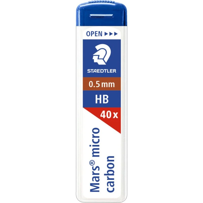 Staedtler Mars micro 0,5 mm HB stifter - 40 stk.