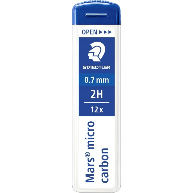 Staedtler Mars Micro 0,7mm 2H stifter (12 stk)