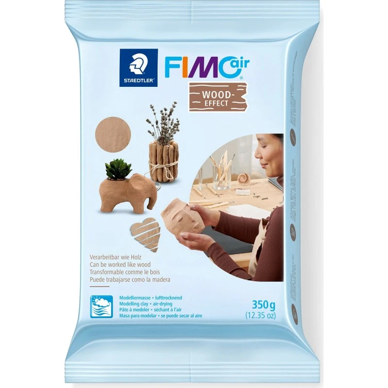 Fimo Air Træeffekt Modellervoks 350g - Brun