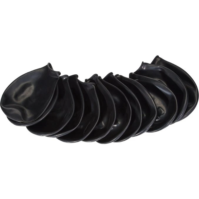 PawZ Hundestøvler M (7,6 cm) - Sort - 12 stk.
