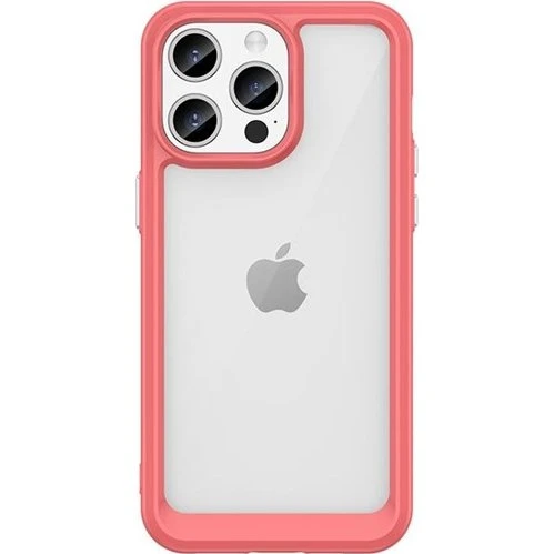 Hurtel Reinforced Case til iPhone 15 Pro - Outer Space Red