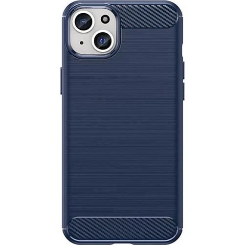 Hurtel Carbon Pattern Case til iPhone 15 Plus - Blå