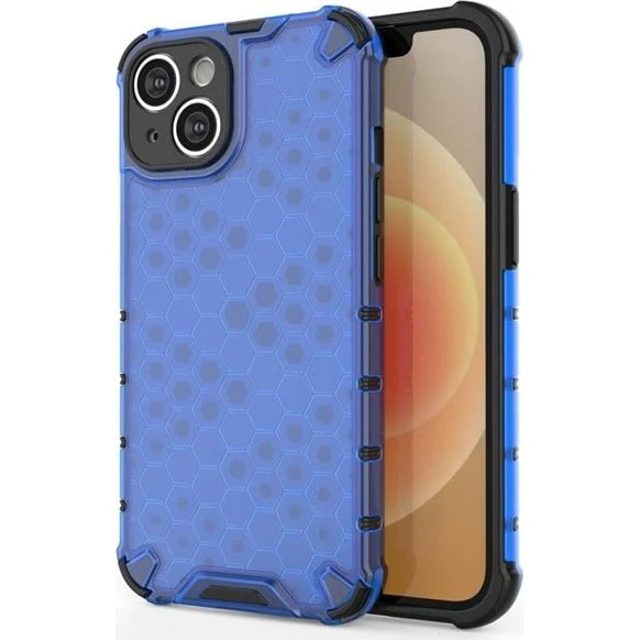 Hurtel Honeycomb Case til iPhone 14 Plus - Blå