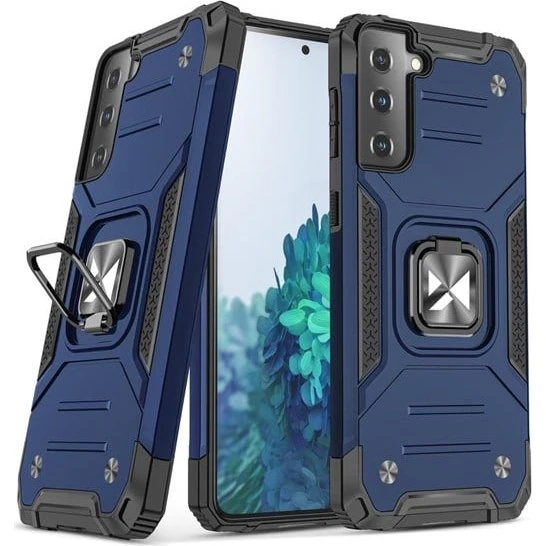 Wozinsky Ring Armor Cover til Samsung Galaxy S22+ - Blå