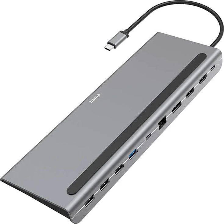Hama USB-C Dockingstation Connect2Office Pro 10 Porte