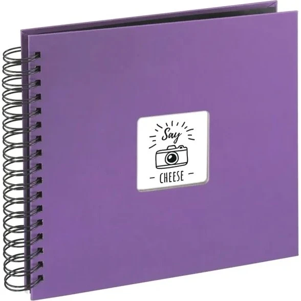 Hama Fine Art fotoalbum, spiral 28x24 cm, 50 sider, lilla