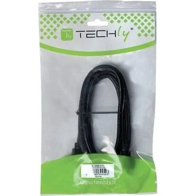 IC IntraCom Techly HDMI-forlængerkabel med Ethernet, 7.5 m, sort