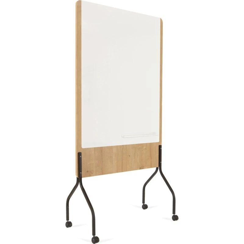 Rocada Natur dobbeltsidet mobil whiteboard 100 x 125 cm