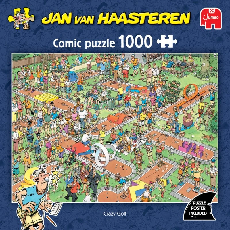 Jan Van Haasteren Jumbo Puslespil 1000 brikker - Crazy Golf