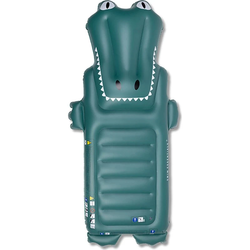 Swim Essentials Badeflyder 177 cm - Green Crocodile
