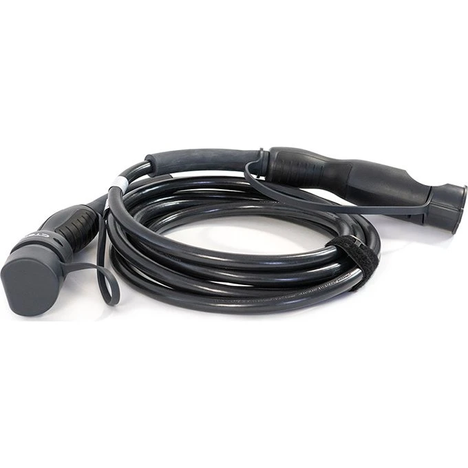 CTEK Type 1 ladekabel til elbil, 32A, 7,4kW, 1-faset, 5m