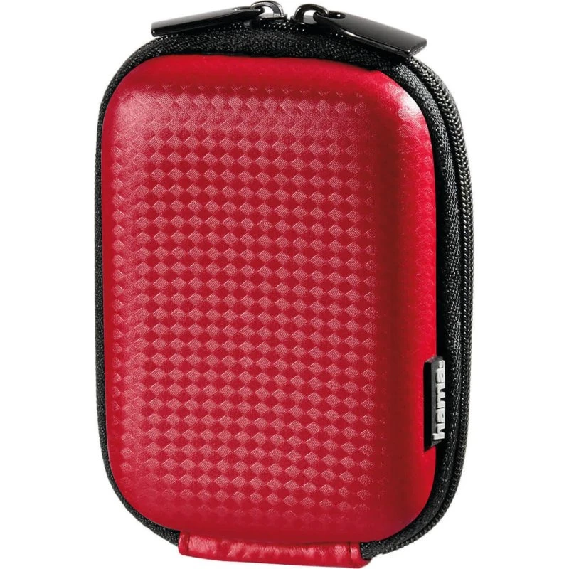 Hama Hardcase Carbon Style 40G kamerataske, rød 9,5x6x2,5 cm