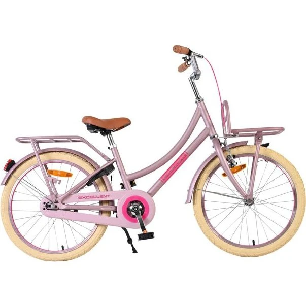 Volare Excellent 20" Børnecykel – Mat Pink
