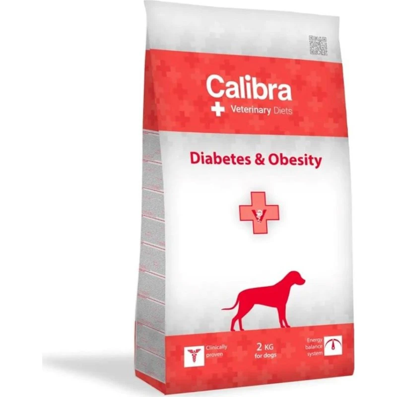 Calibra Diabetes & Obesity Diæt tørfoder til hunde - 2 kg