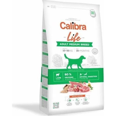 Calibra Dog Life Adult Medium Breed Lam 2,5 kg