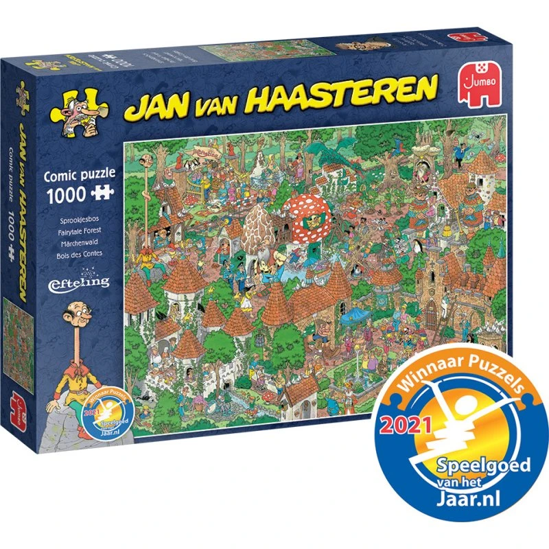 Jumbo Jan van Haasteren Puslespil - 1000 brikker - Eventyrskoven