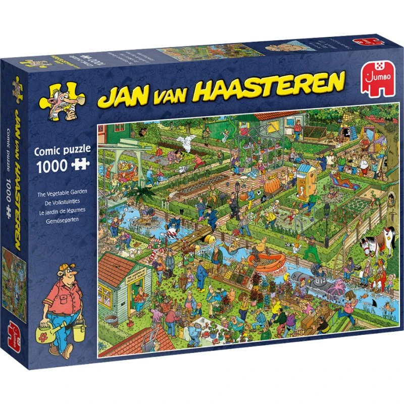 Jan Van Haasteren The Vegetable Garden Puslespil - 1000 brikker
