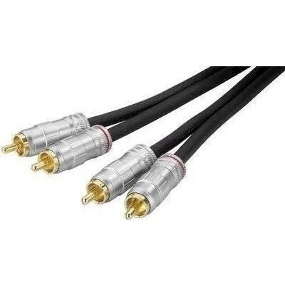 Monacor ACP-500/50 Audiokabel 5m - 50 ohm RCA Stereo