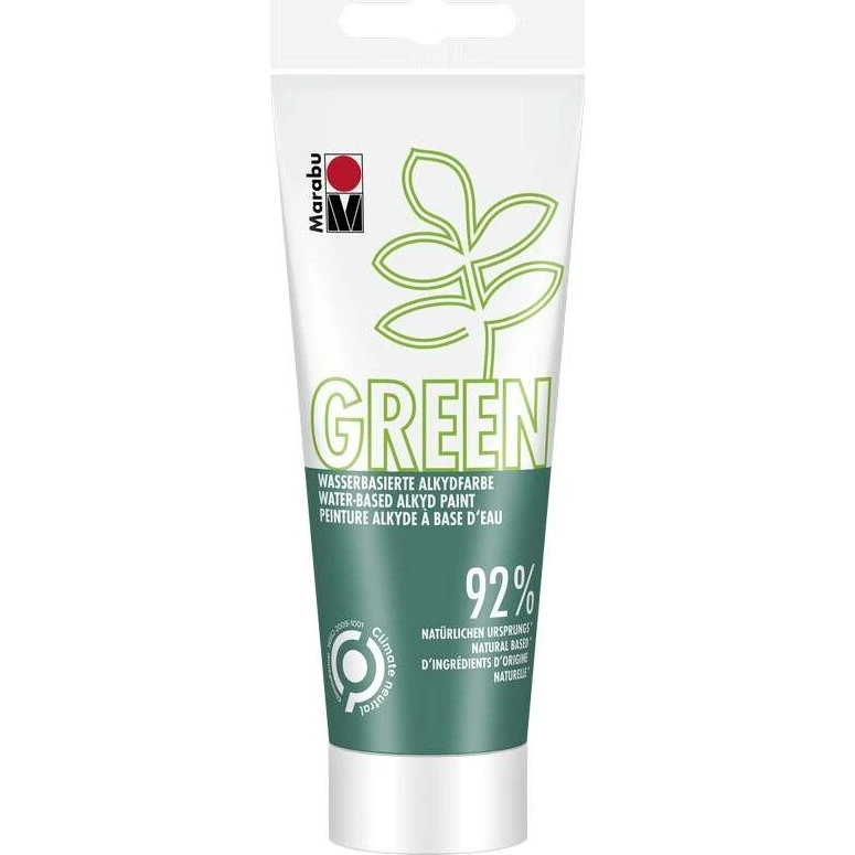 Marabu Alkydmaling - Mørk Grøn - 100 ml